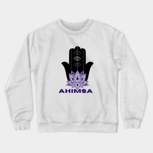 Ahimsa, Sanskrit Crewneck Sweatshirt